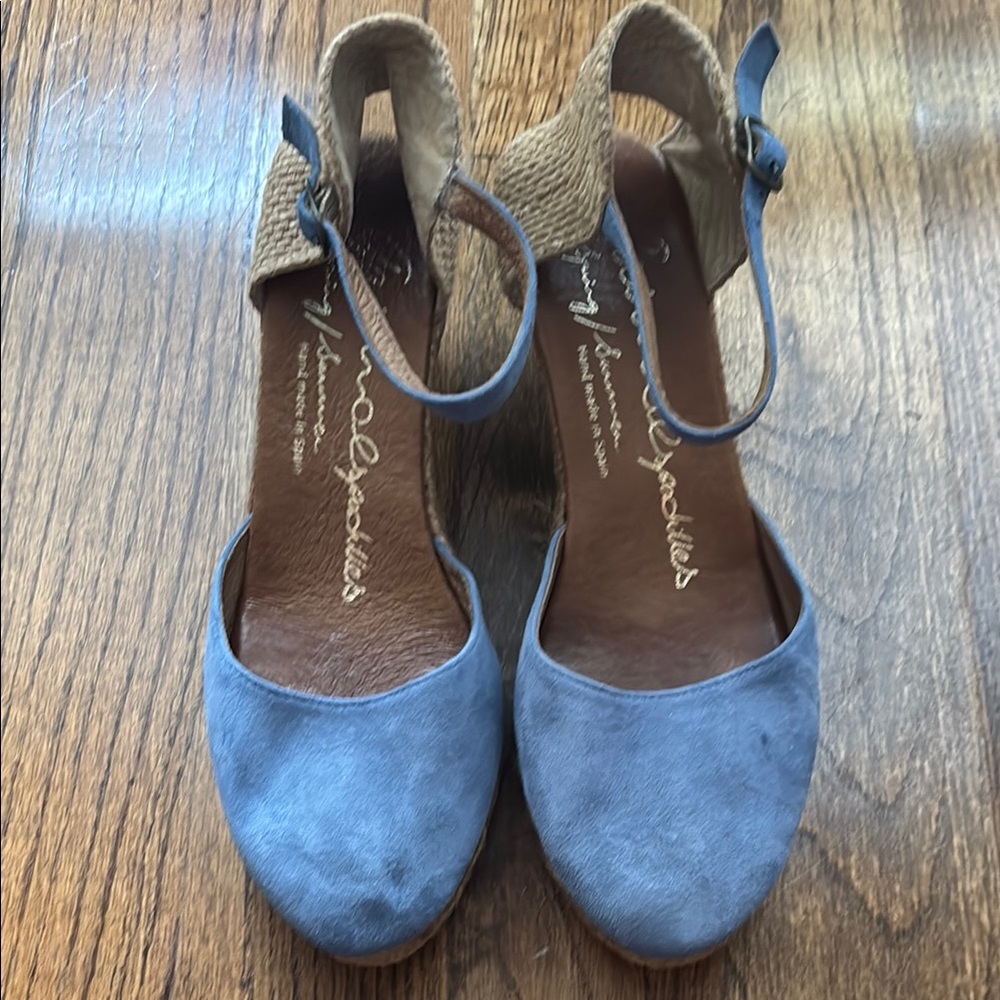 Blue Suede Women's Shoes